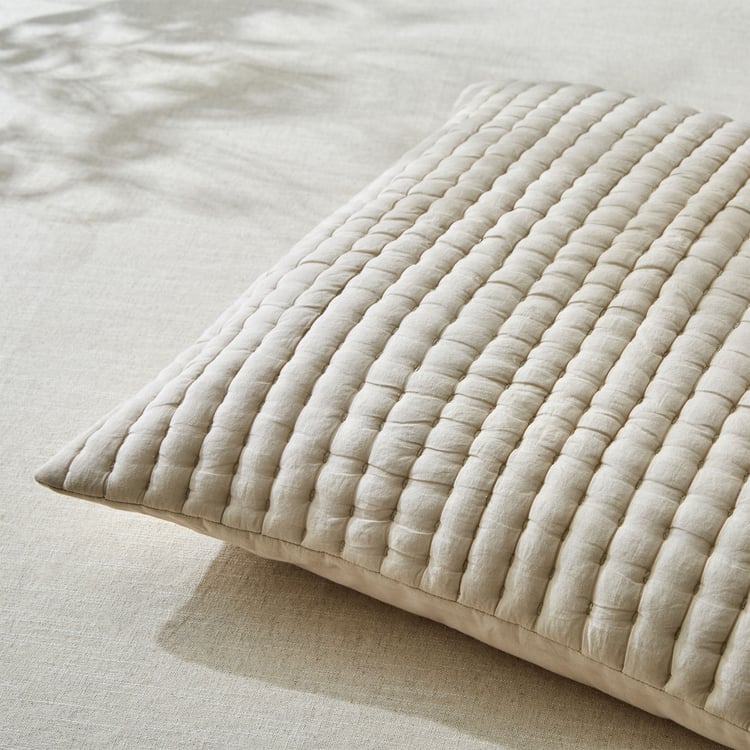 Ashville Quilted Cushion Cover - 65x65cm