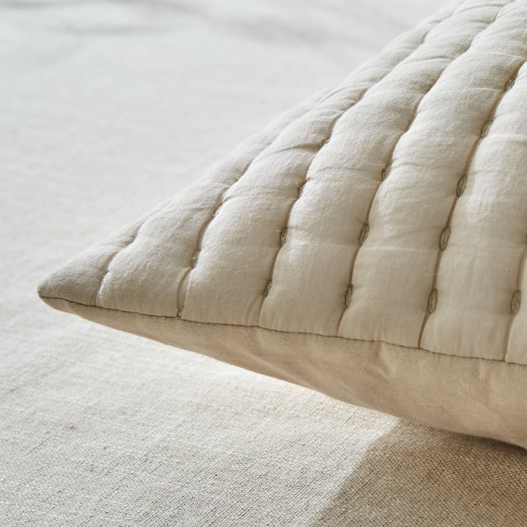 Ashville Quilted Cushion Cover - 65x65cm