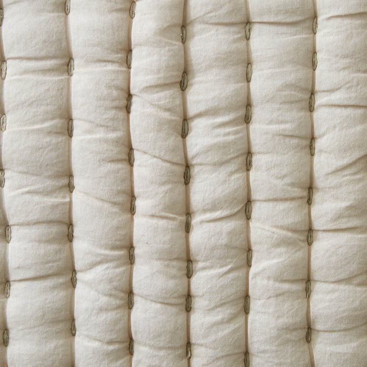 Ashville Quilted Cushion Cover - 65x65cm