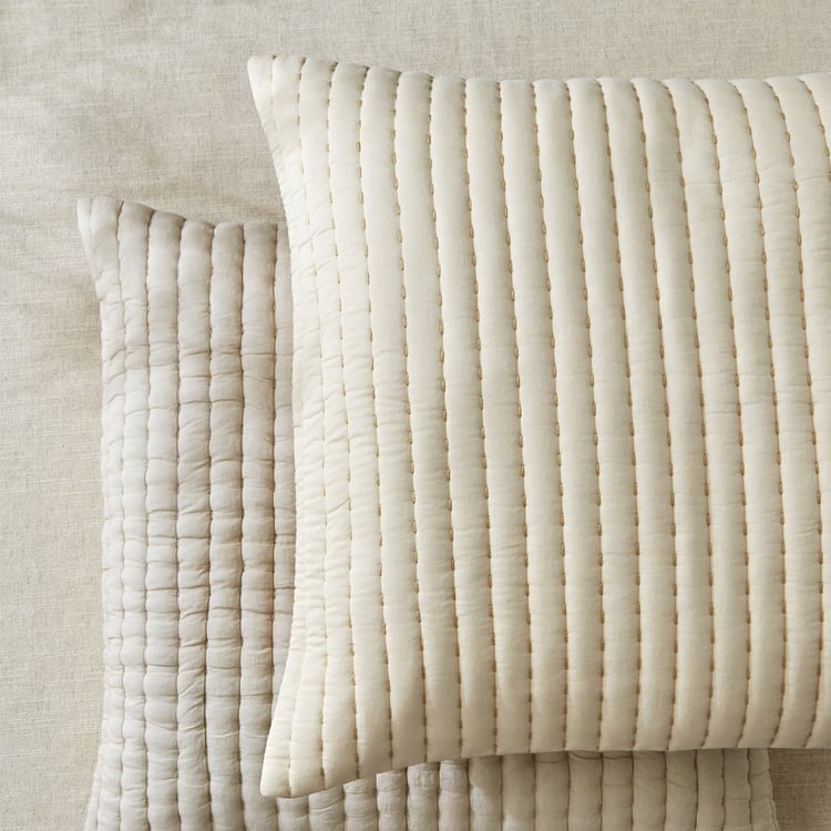 Ashville Quilted Cushion Cover - 65x65cm