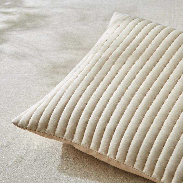 Ashville Quilted Cushion Cover - 65x65cm