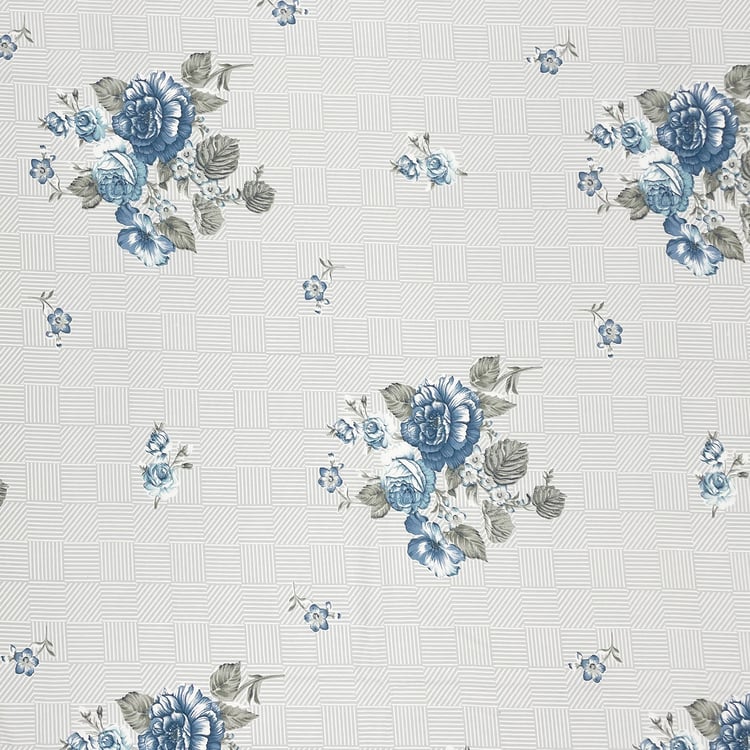 SWAYAM Ananda Cotton 210TC Floral Print 6Pcs Diwan Set
