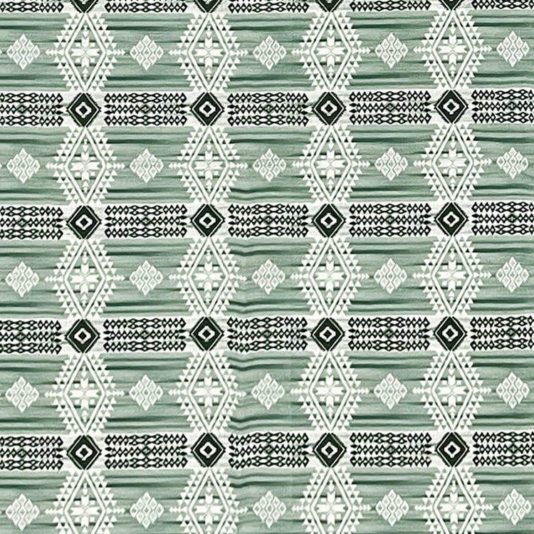 SWAYAM Ananda Cotton 210TC Printed 6Pcs Diwan Set