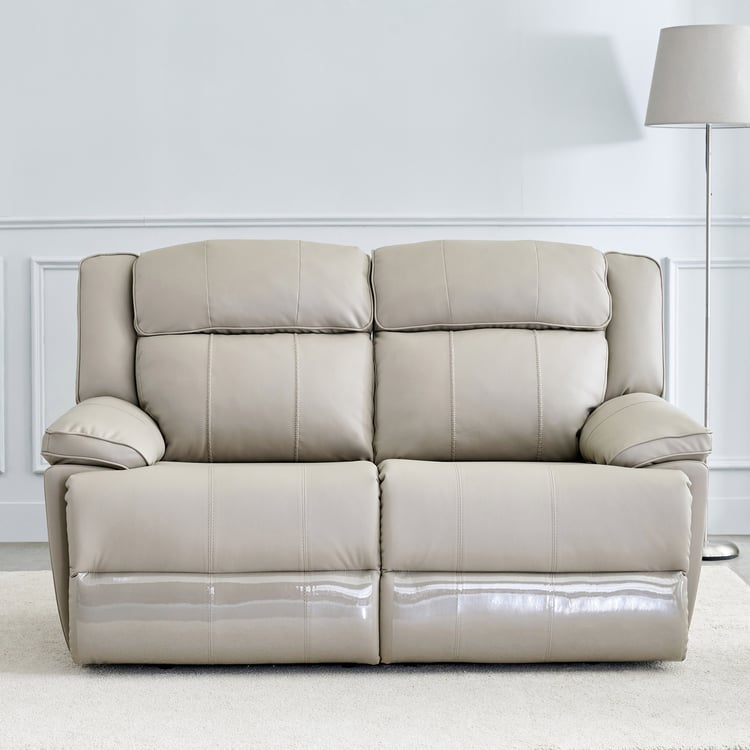 Torino Faux Leather 3+2+1 Seater Electric Recliner - Grey