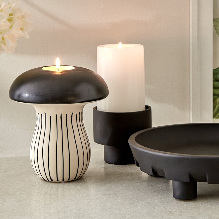 Romo Est Nova Ceramic Mushroom T-Light Holder