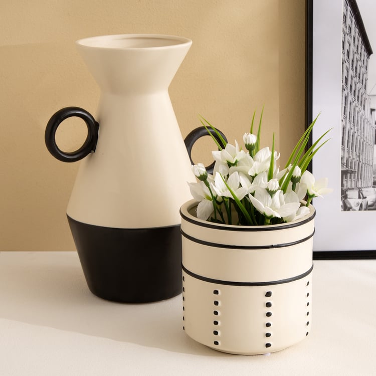 Romo Est Nova Ceramic Double Ear Vase