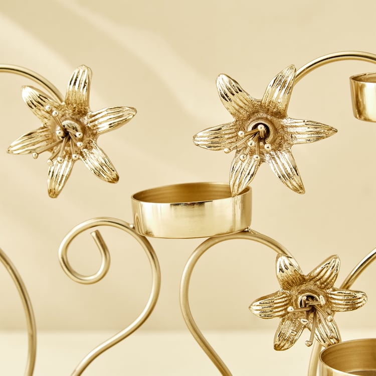 Windflower Fabio Metal Multi T-Light Holder