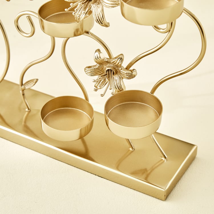 Windflower Fabio Metal Multi T-Light Holder