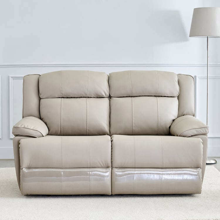 Torino Faux Leather 3+2+1 Seater Recliner - Grey