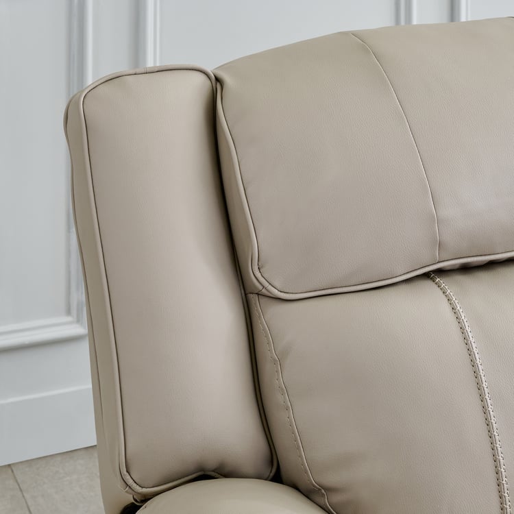 Torino Faux Leather 3+1+1 Seater Recliner - Grey