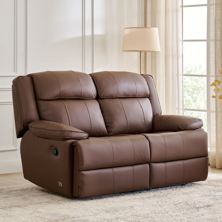 Torino Faux Leather 3+2 Seater Recliner Set - Brown
