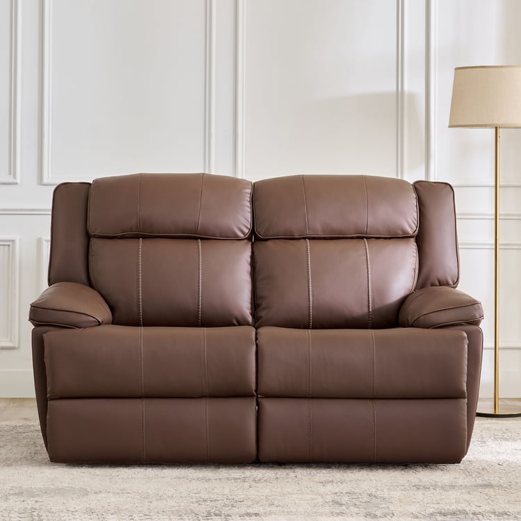 Torino Faux Leather 3+2 Seater Recliner Set - Brown
