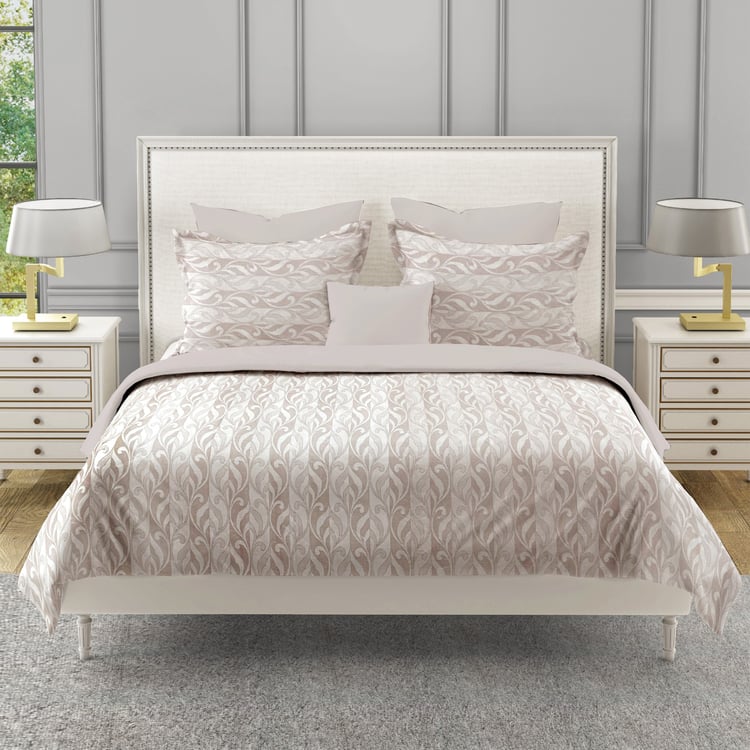 SWAYAM Ananda Cotton 210TC Printed 3Pcs Queen Bedsheet Set