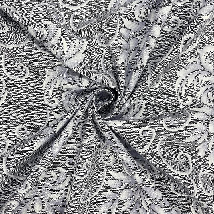SWAYAM Ananda Cotton 210TC Printed 3Pcs Queen Bedsheet Set