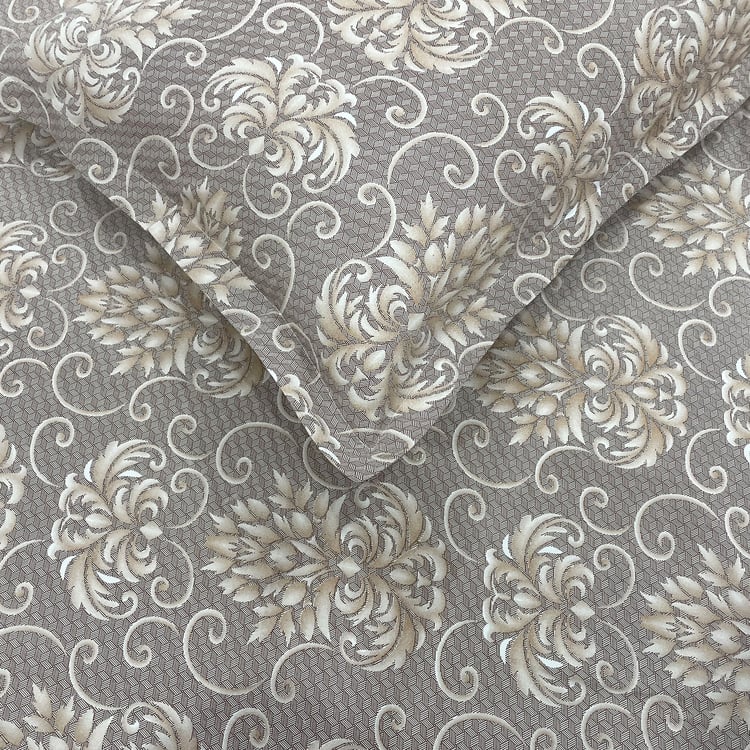 SWAYAM Ananda Cotton 210TC Printed 3Pcs Queen Bedsheet Set