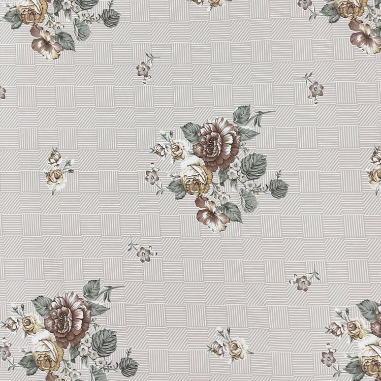 SWAYAM Ananda Cotton Floral Print 210TC 3Pcs Super King Bedsheet Set