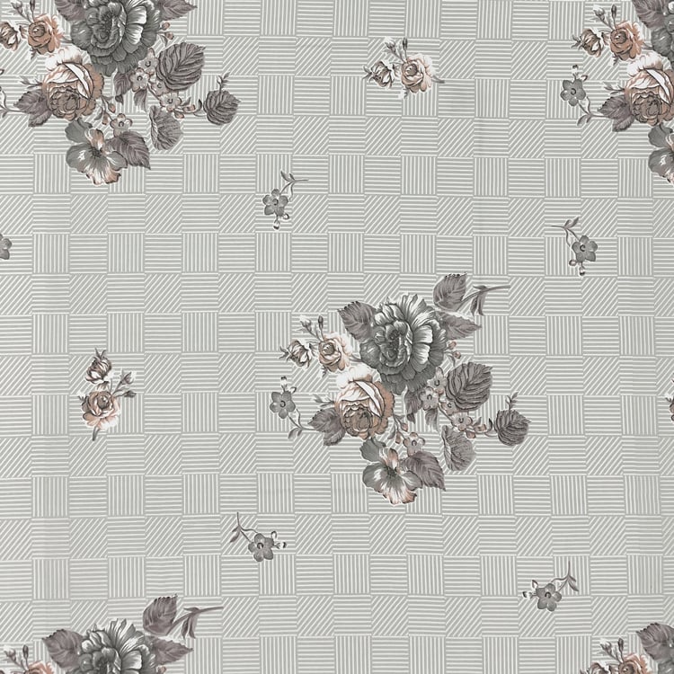SWAYAM Ananda Cotton Floral Print 210TC 3Pcs Super King Bedsheet Set