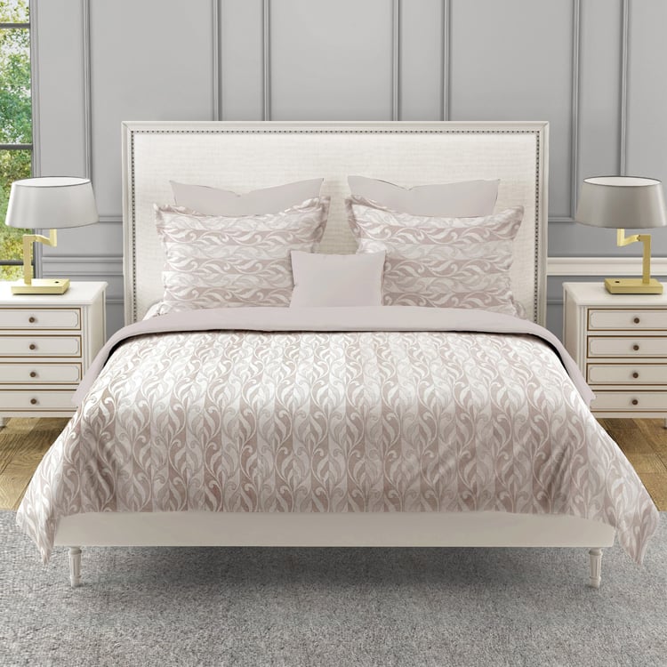 SWAYAM Ananda Cotton Printed 210TC 3Pcs Super King Bedsheet Set