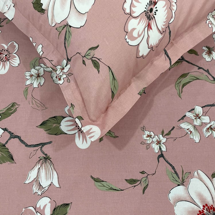 SWAYAM Ananda Cotton Floral Print 210TC 3Pcs Super King Bedsheet Set