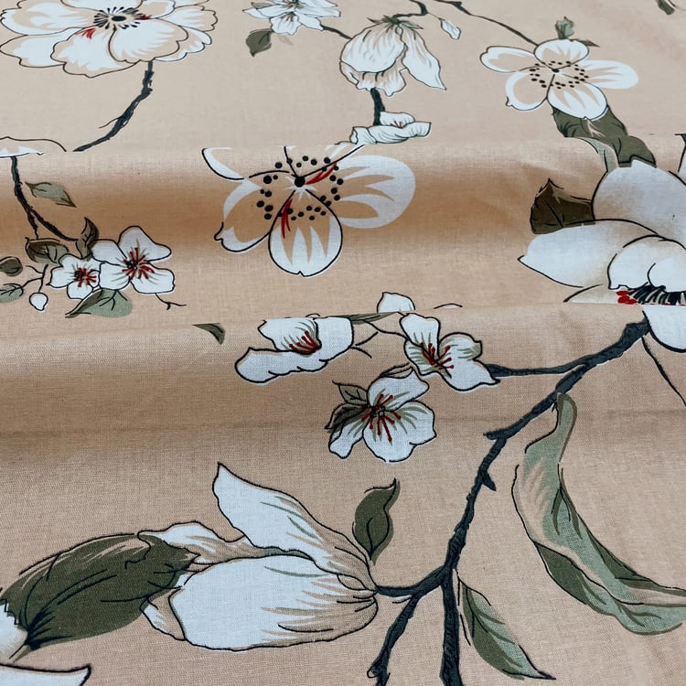 SWAYAM Ananda Cotton Floral Print 210TC 3Pcs Super King Bedsheet Set
