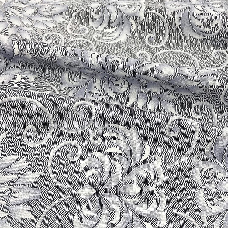 SWAYAM Ananda Cotton Printed 210TC 3Pcs Super King Bedsheet Set