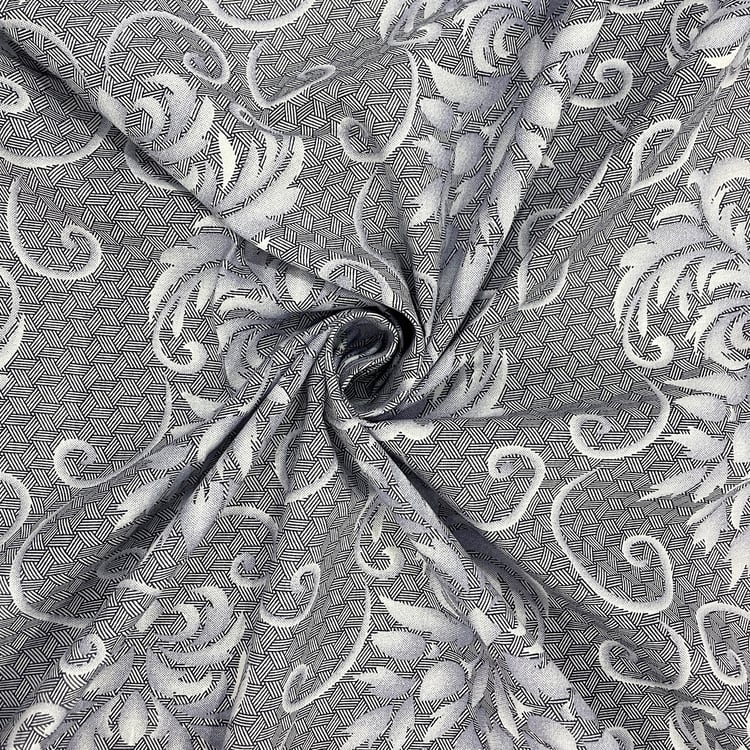 SWAYAM Ananda Cotton Printed 210TC 3Pcs Super King Bedsheet Set