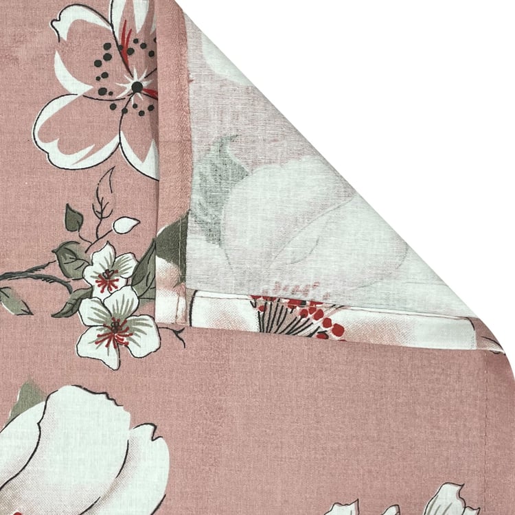 SWAYAM Ananda Cotton Floral Print 210TC 3Pcs King Fitted Bedsheet Set