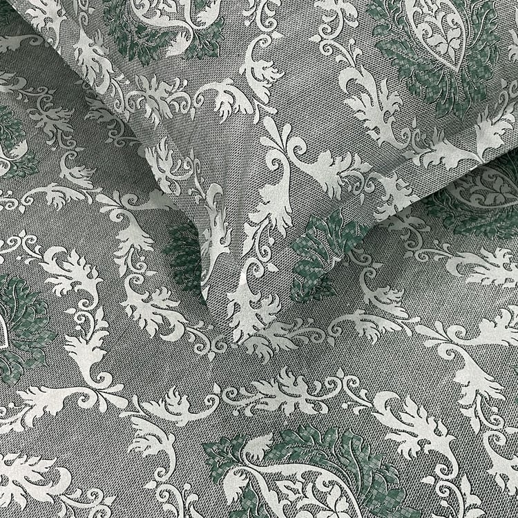 SWAYAM Ananda Cotton Printed 210TC 3Pcs King Fitted Bedsheet Set