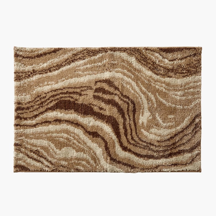 Berlin Marble Print Anti-Slip Bath Mat - 75x50cm