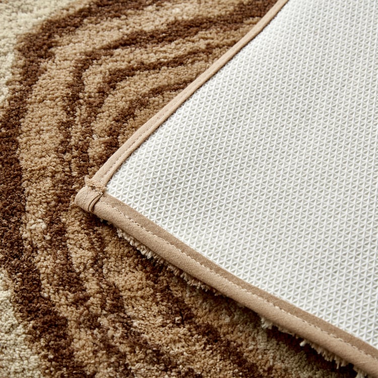 Berlin Marble Print Anti-Slip Bath Mat - 75x50cm