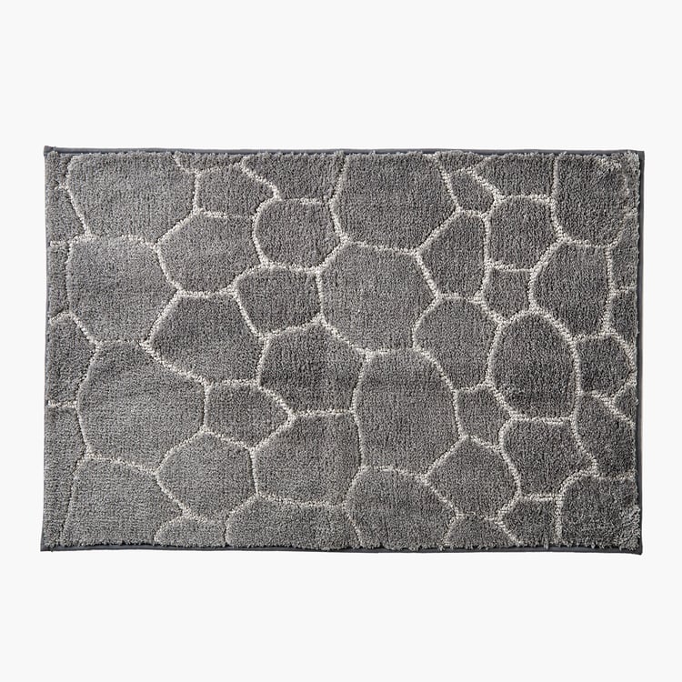 Berlin Pebble Print Anti-Slip Bath Mat - 75x50cm