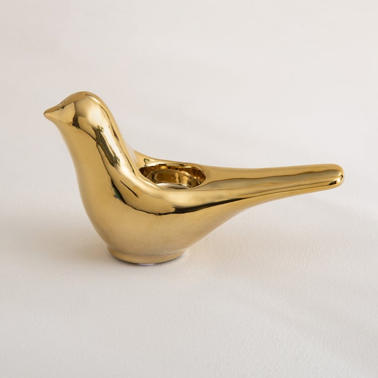 Canova Opt Aviora Ceramic Bird T-Light Holder