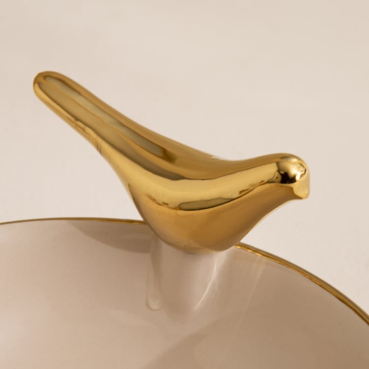 Canova Opt Aviora Ceramic Bird Decorative Bowl