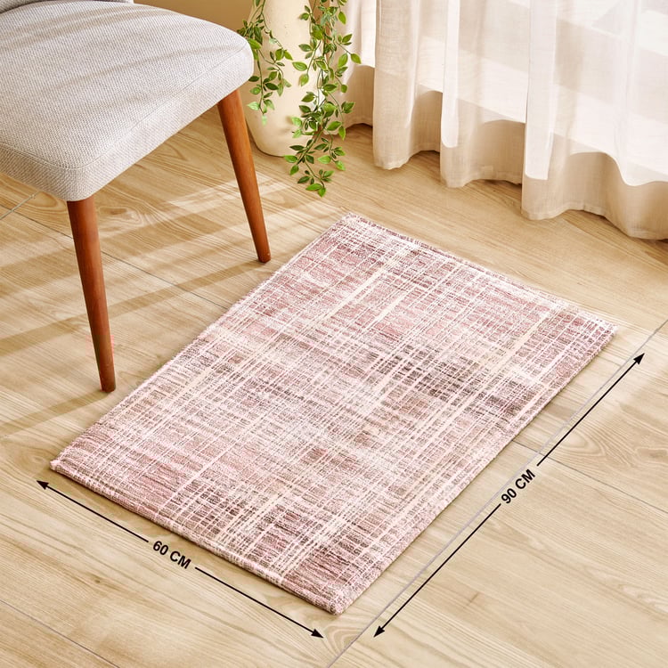 Exotica Nexus Woven Dhurrie with Foam Backing - 90x60cm