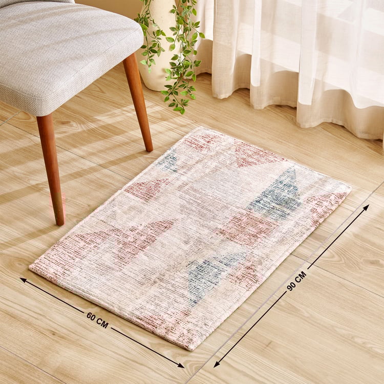 Exotica Prism Woven Dhurrie with Foam Backing - 90x60cm