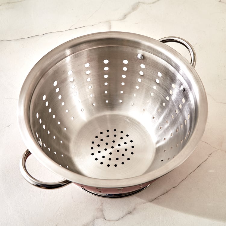 Terra Tales Levon Stainless Steel Colander with Handle