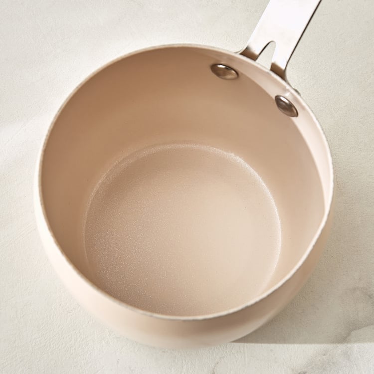 Chefs Pride Swaly Aluminium Non Stick Milk Pan - 600ml