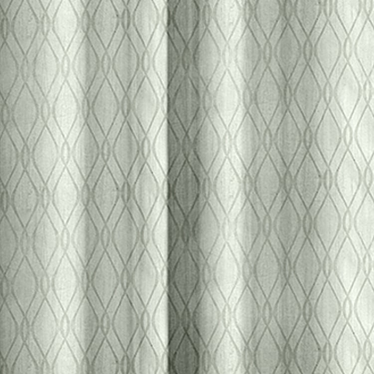 CORTINA Set of 2 Printed Light Filtering Door Curtains - 7ft