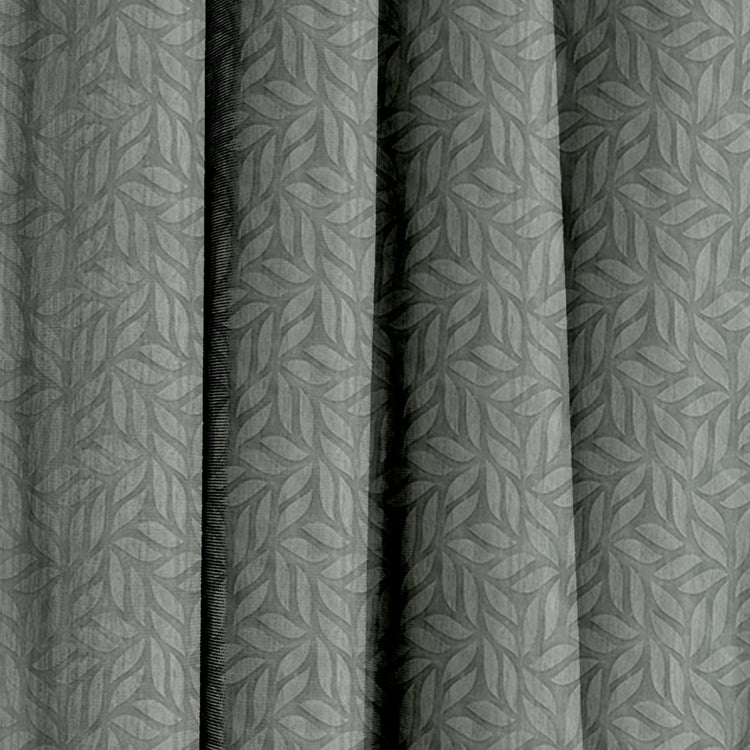 CORTINA Set of 2 Printed Light Filtering Door Curtains - 7ft