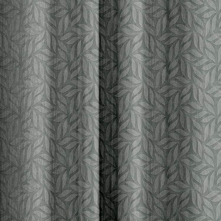 CORTINA Set of 2 Printed Light Filtering Door Curtains - 7ft