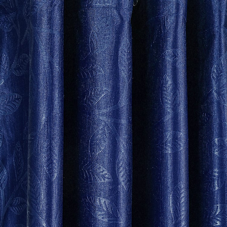 CORTINA Set of 2 Printed Light Filtering Door Curtains - 7ft