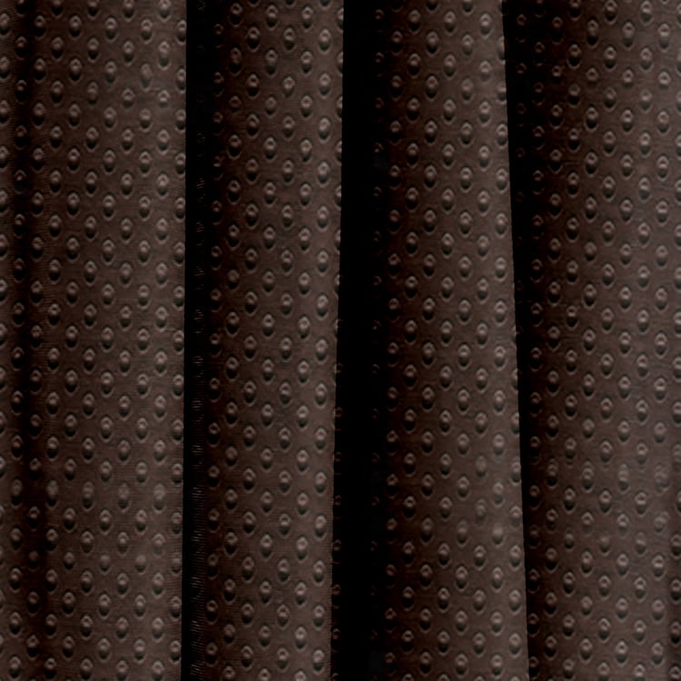 CORTINA Set of 2 Printed Light Filtering Door Curtains - 7ft