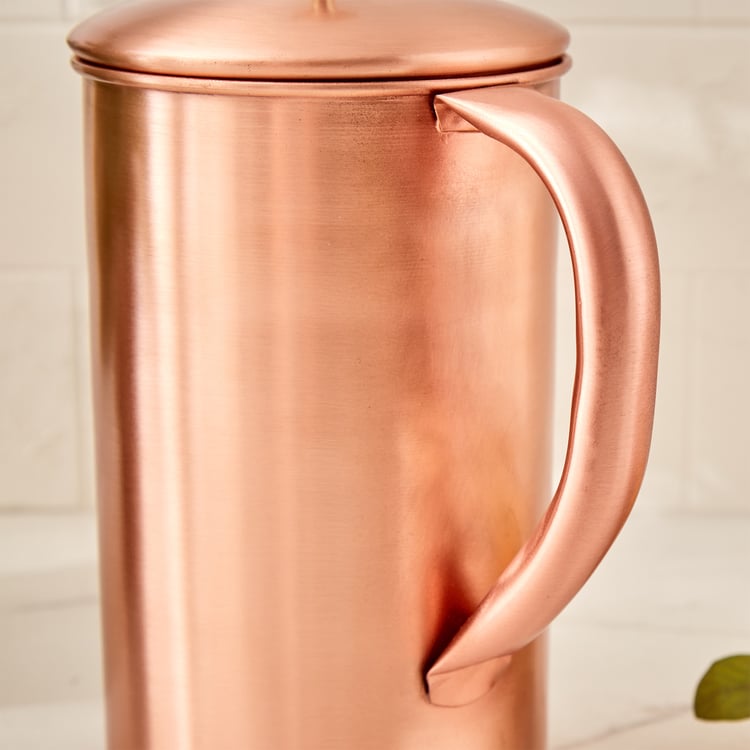 Infinity Cuivre Copper Jug with Lid - 2L