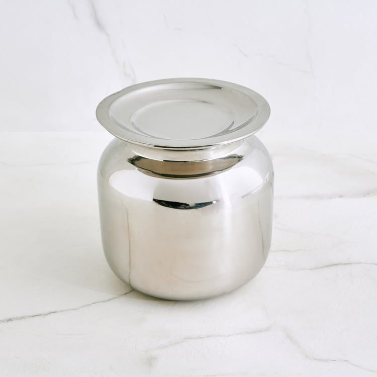 Glovia Corus Steel Lota with Lid - 580ml