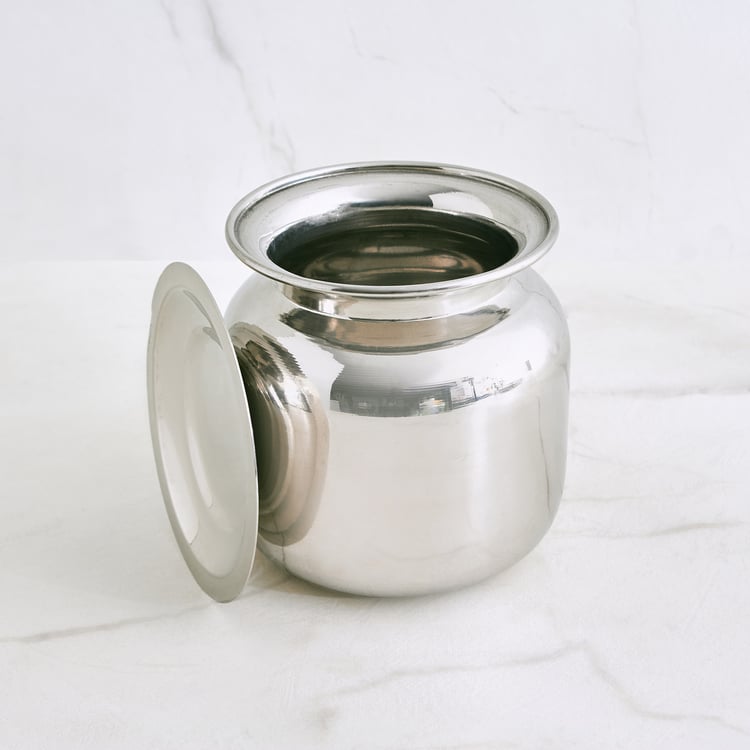 Glovia Corus Steel Lota with Lid - 580ml