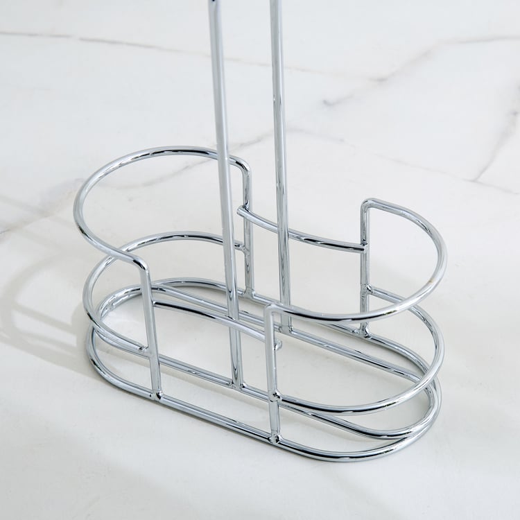 Pamolive Drizzle Set of 2 Glass Oil Dispenser with Metal Stand - 350ml