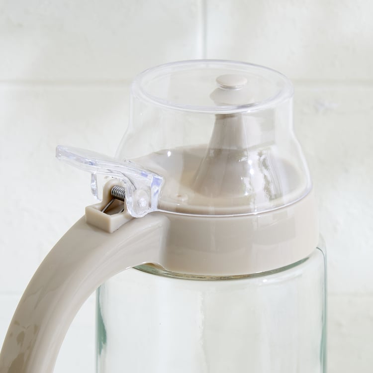 Pamolive Drizzle Glass Oil Dispenser with Handle - 500ml