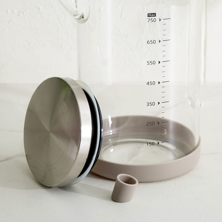 Pamolive Meridian Borosilicate Glass Oil Dispenser with Handle - 750ml