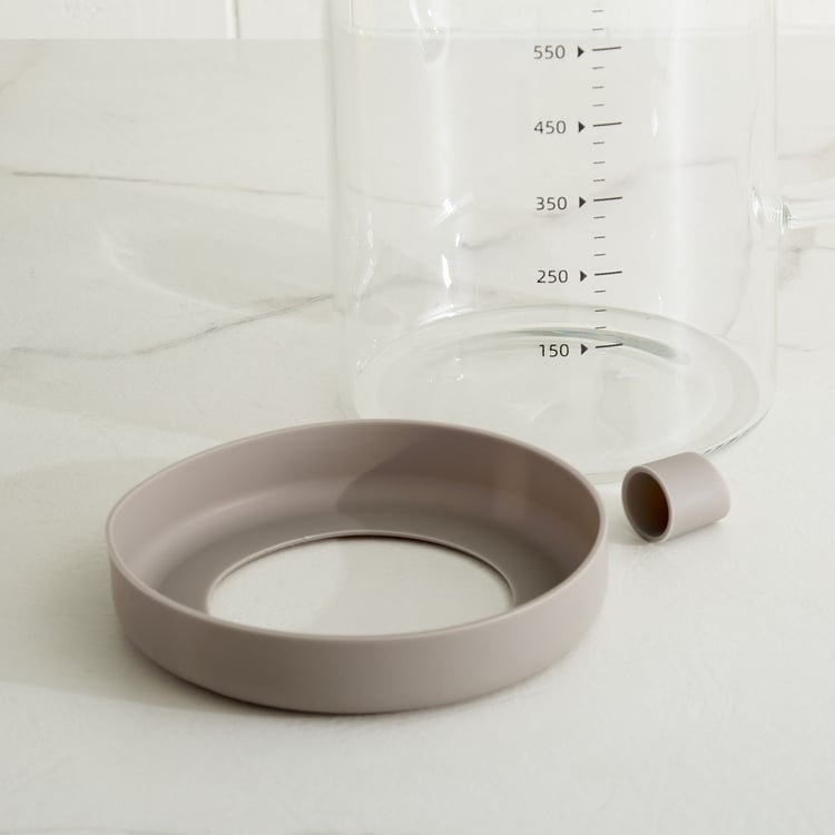 Pamolive Meridian Borosilicate Glass Oil Dispenser with Handle - 750ml