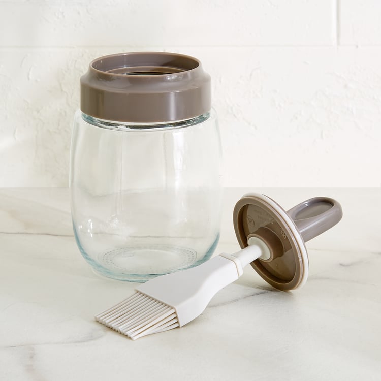 Pamolive Meridian Glass Oil Bottle with Drip Brush - 290ml